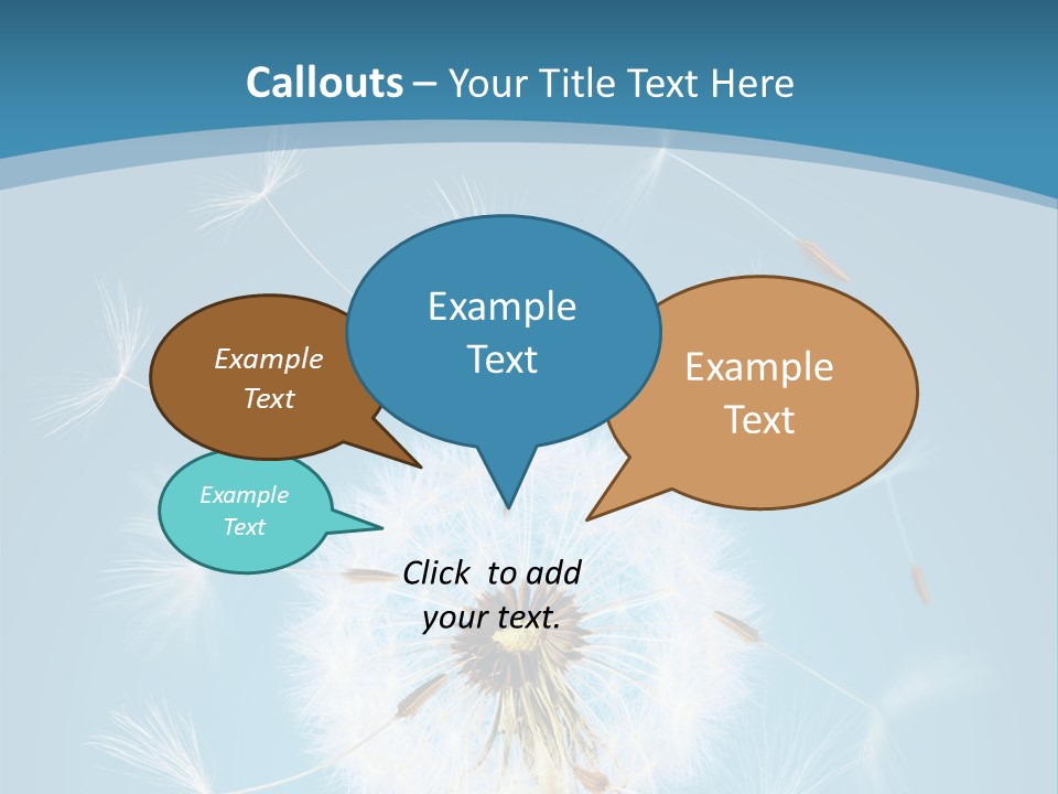Rural Scene Fragility Closeup PowerPoint Template