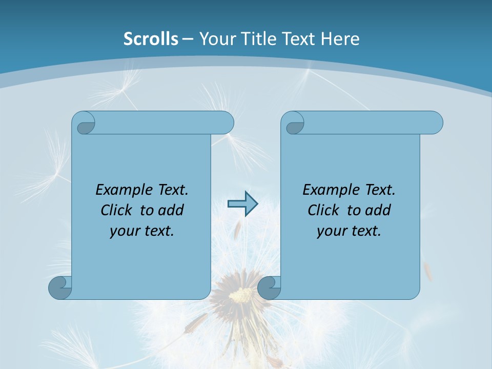 Rural Scene Fragility Closeup PowerPoint Template