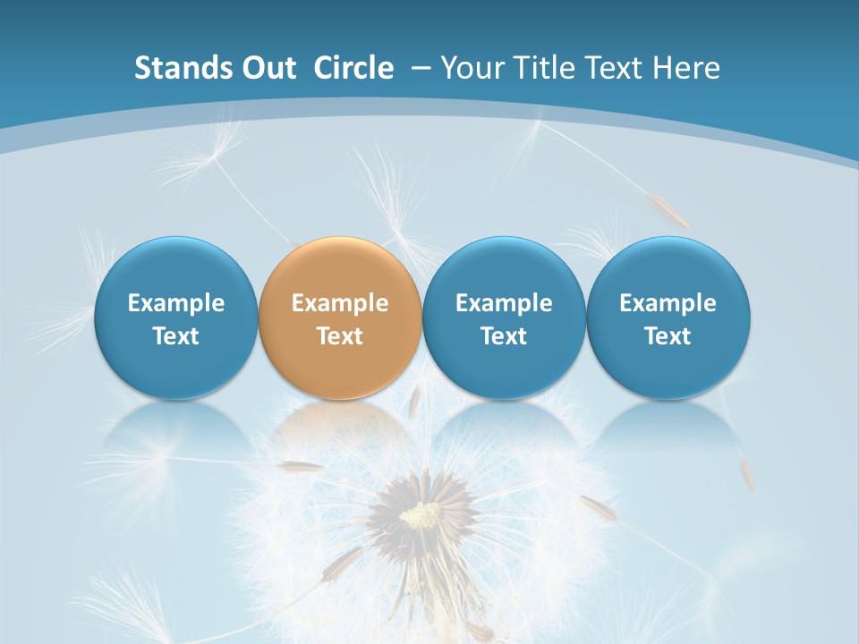 Rural Scene Fragility Closeup PowerPoint Template