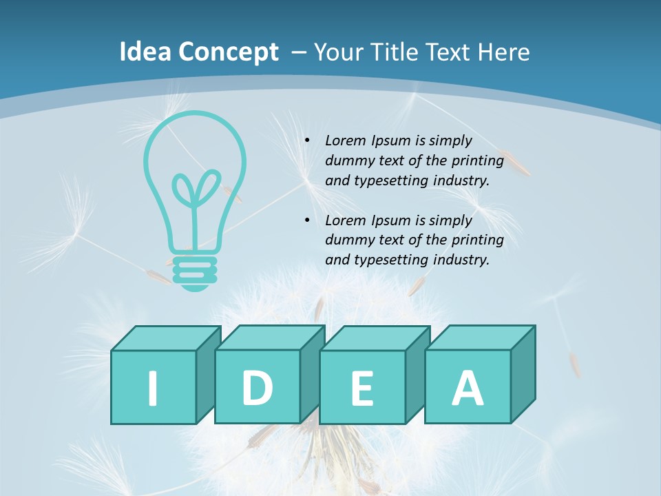 Rural Scene Fragility Closeup PowerPoint Template