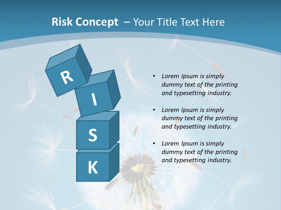 Rural Scene Fragility Closeup PowerPoint Template