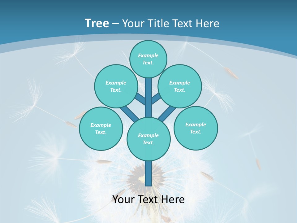 Rural Scene Fragility Closeup PowerPoint Template