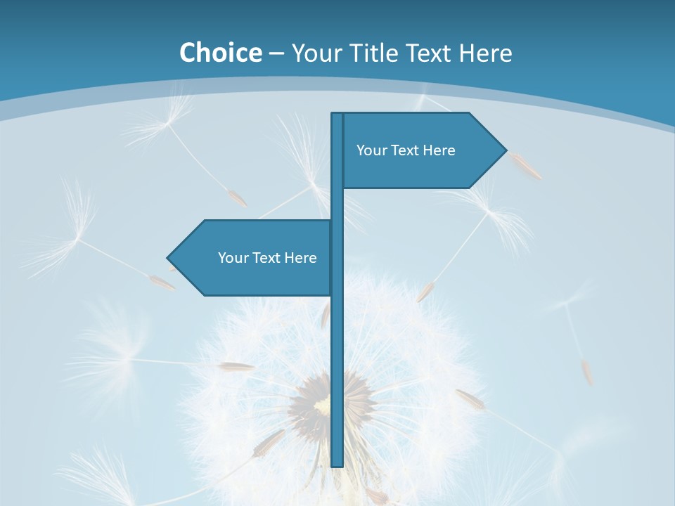 Rural Scene Fragility Closeup PowerPoint Template