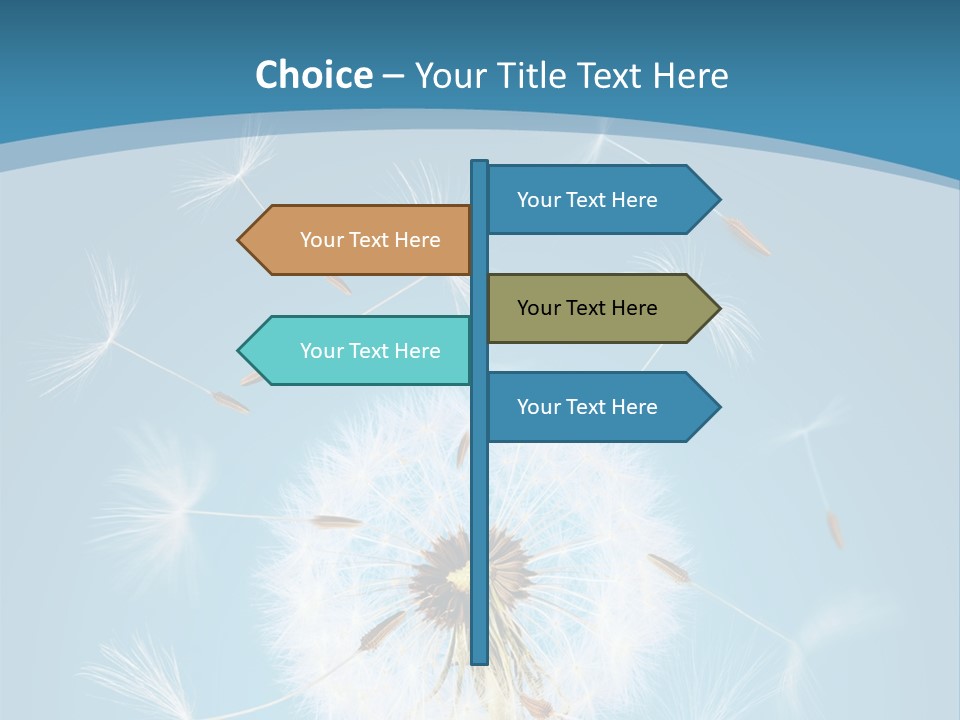 Rural Scene Fragility Closeup PowerPoint Template