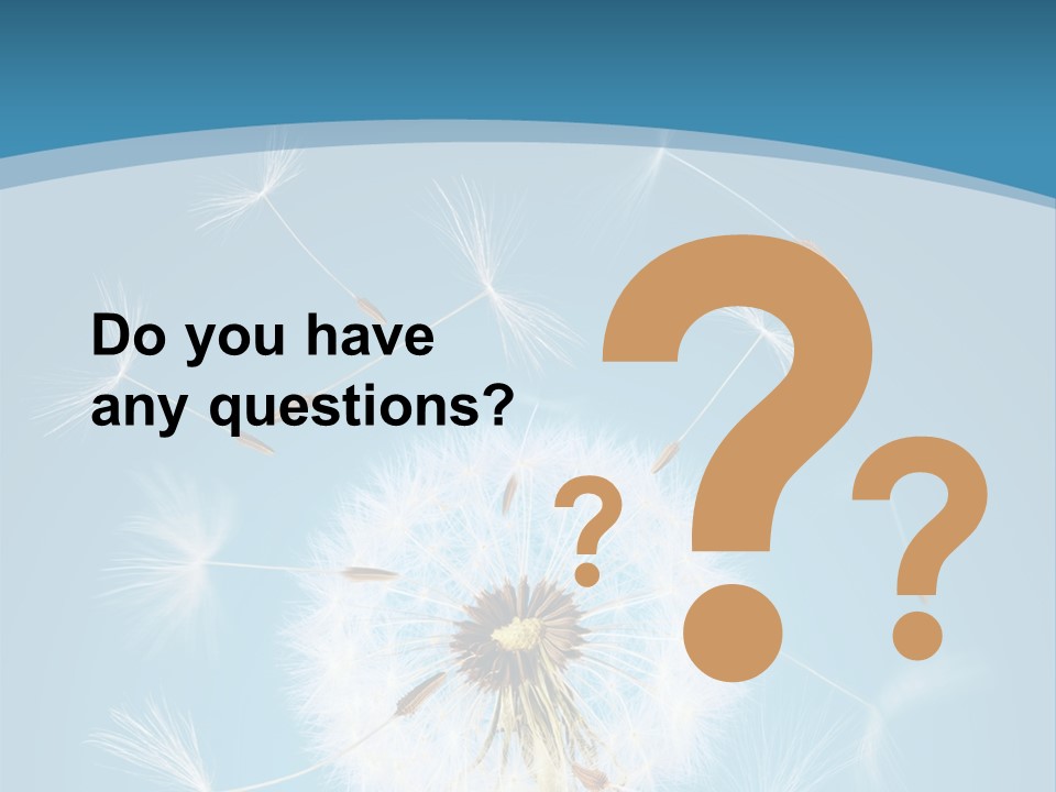 Rural Scene Fragility Closeup PowerPoint Template