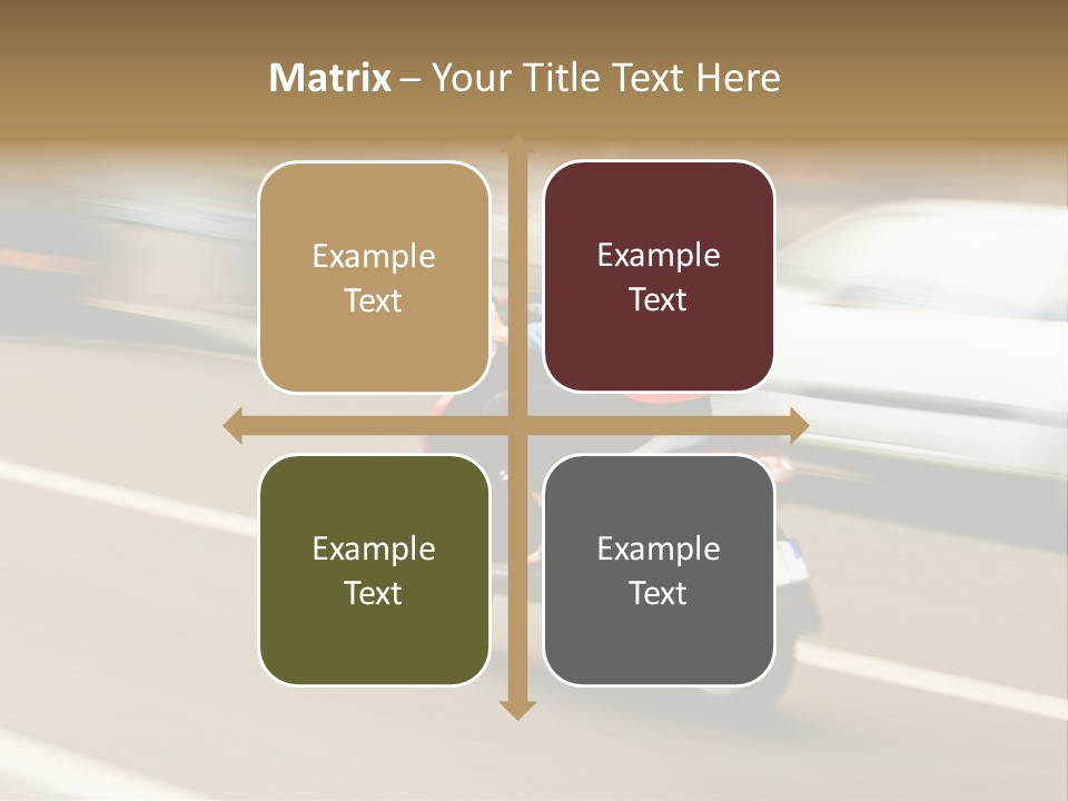 Scooter Transport Modern PowerPoint Template