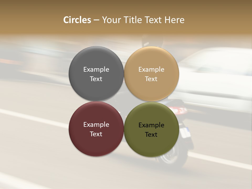 Scooter Transport Modern PowerPoint Template