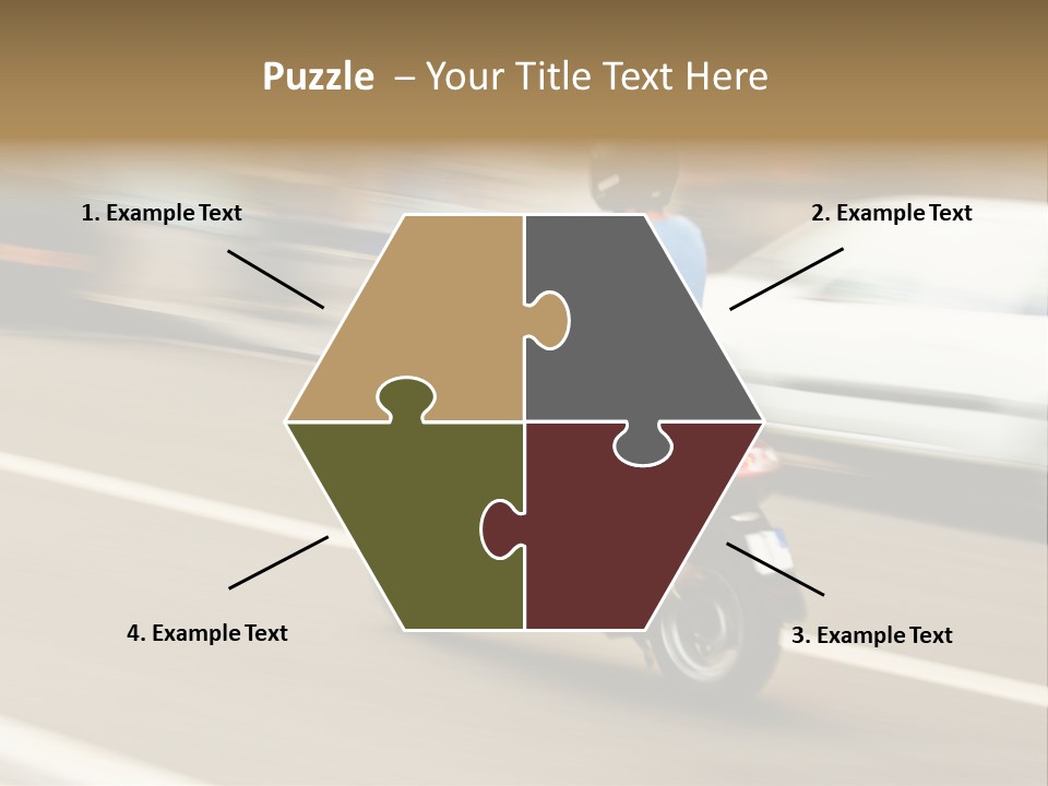 Scooter Transport Modern PowerPoint Template