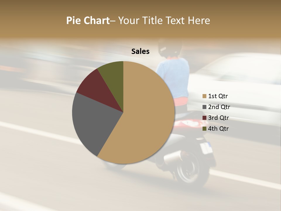 Scooter Transport Modern PowerPoint Template