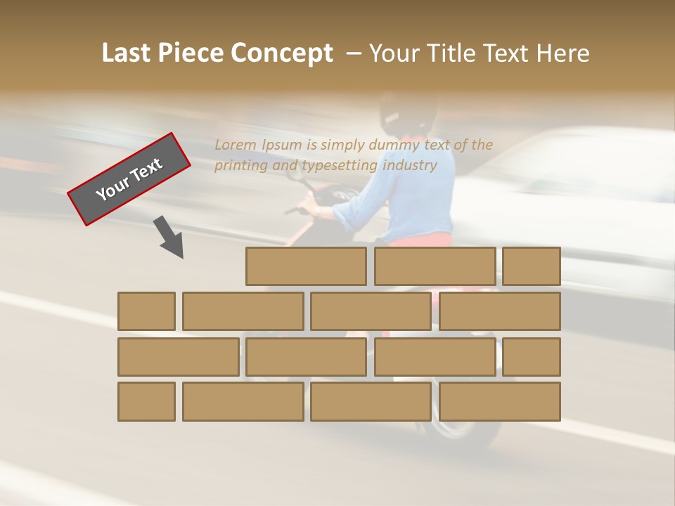Scooter Transport Modern PowerPoint Template