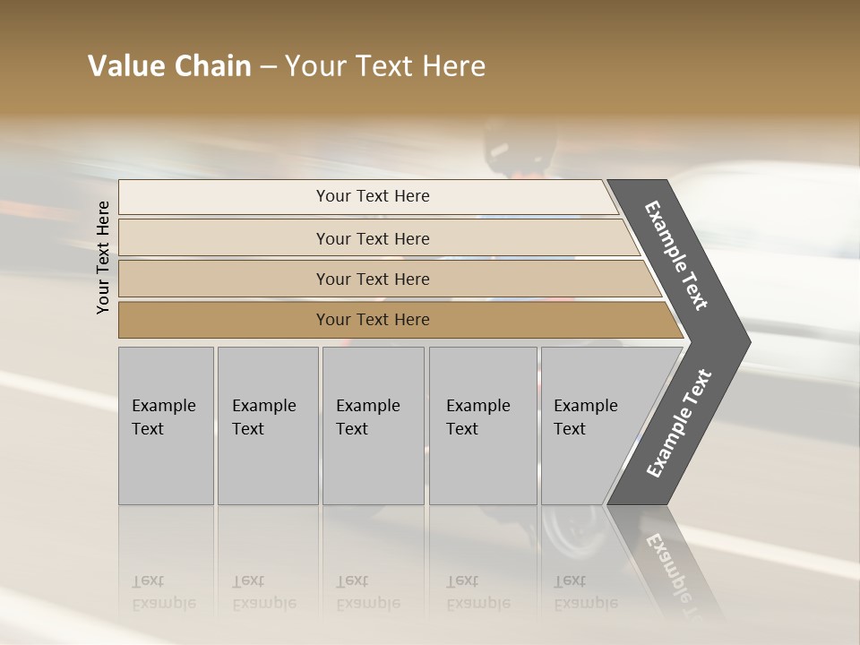 Scooter Transport Modern PowerPoint Template