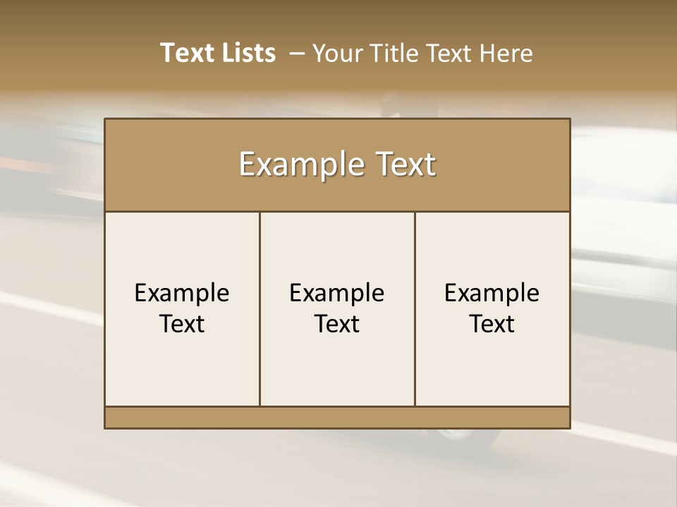 Scooter Transport Modern PowerPoint Template