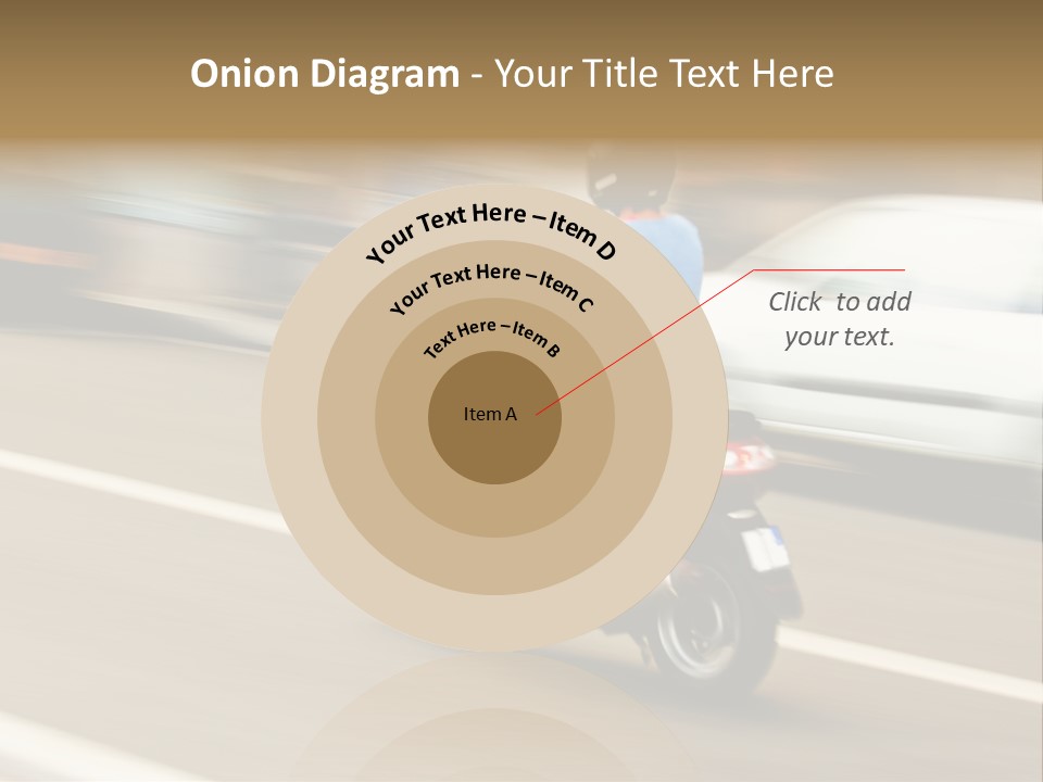 Scooter Transport Modern PowerPoint Template