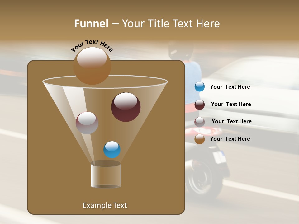 Scooter Transport Modern PowerPoint Template