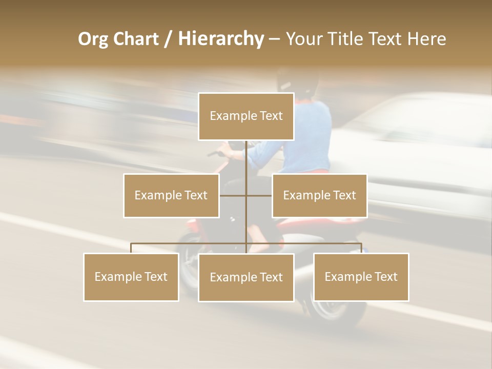 Scooter Transport Modern PowerPoint Template