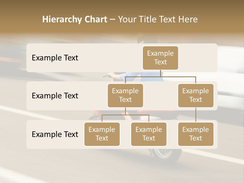 Scooter Transport Modern PowerPoint Template