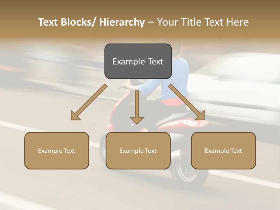Scooter Transport Modern PowerPoint Template