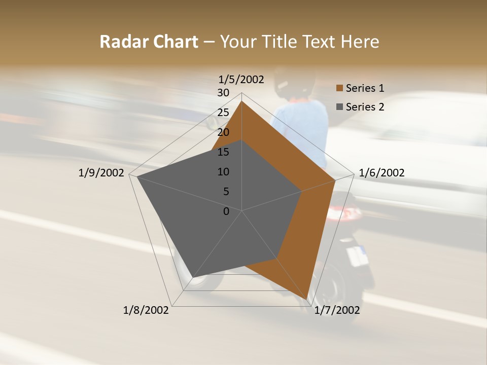 Scooter Transport Modern PowerPoint Template