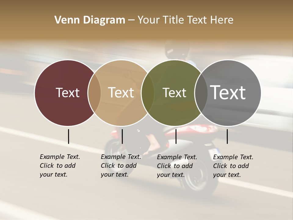 Scooter Transport Modern PowerPoint Template