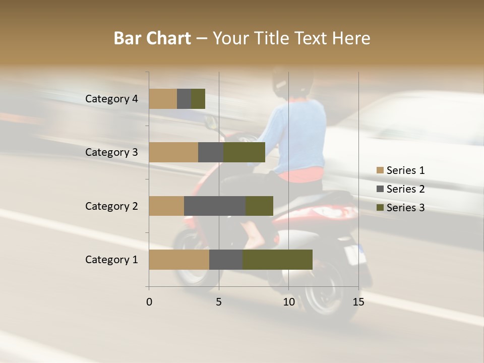 Scooter Transport Modern PowerPoint Template