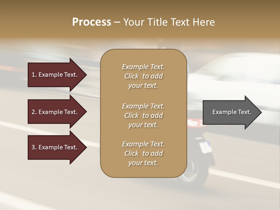 Scooter Transport Modern PowerPoint Template