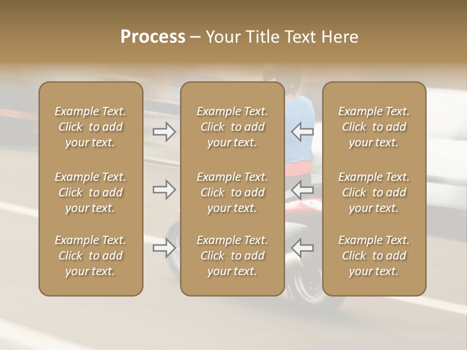 Scooter Transport Modern PowerPoint Template