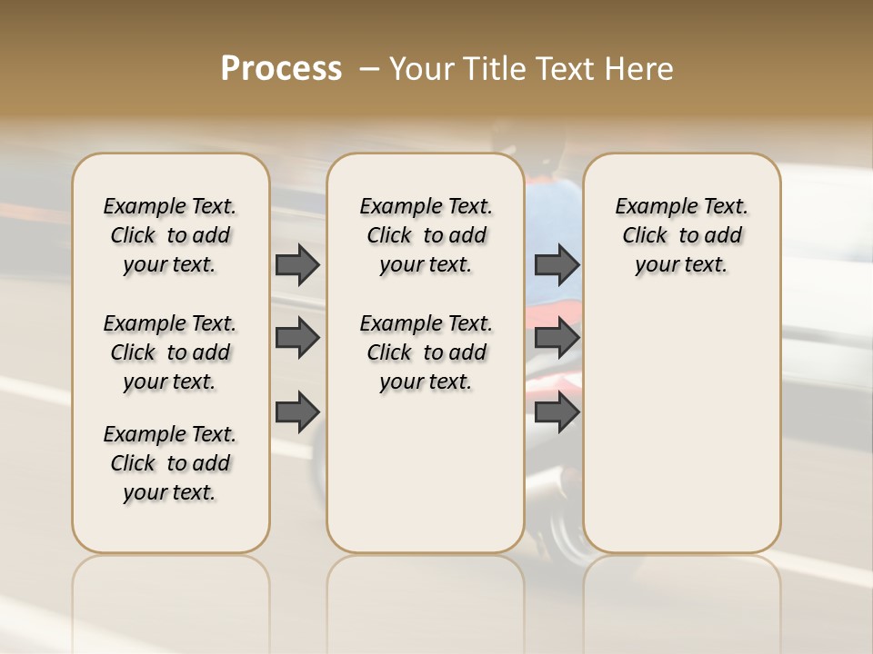Scooter Transport Modern PowerPoint Template