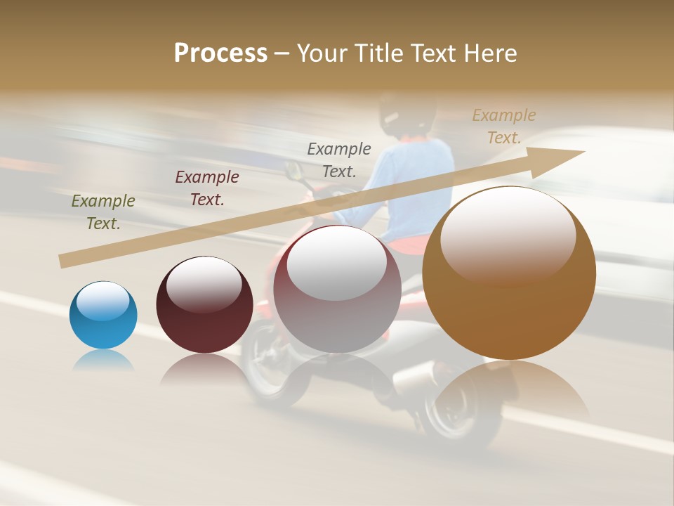 Scooter Transport Modern PowerPoint Template