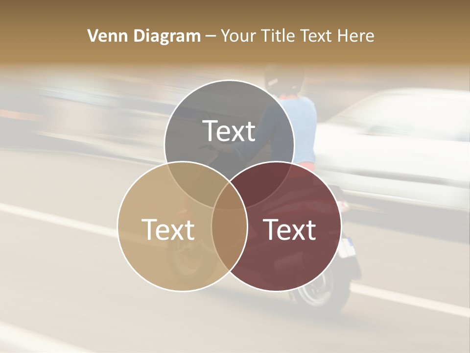 Scooter Transport Modern PowerPoint Template