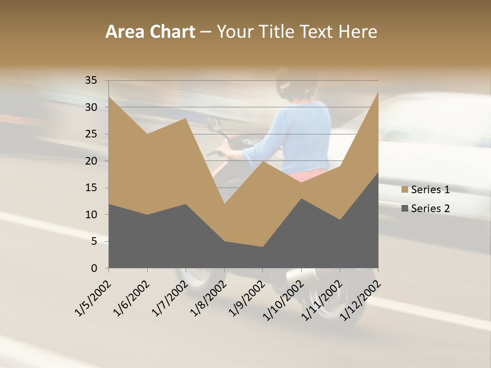 Scooter Transport Modern PowerPoint Template