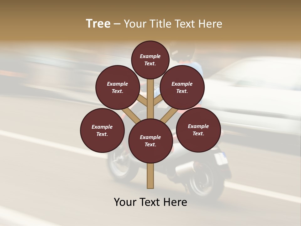 Scooter Transport Modern PowerPoint Template