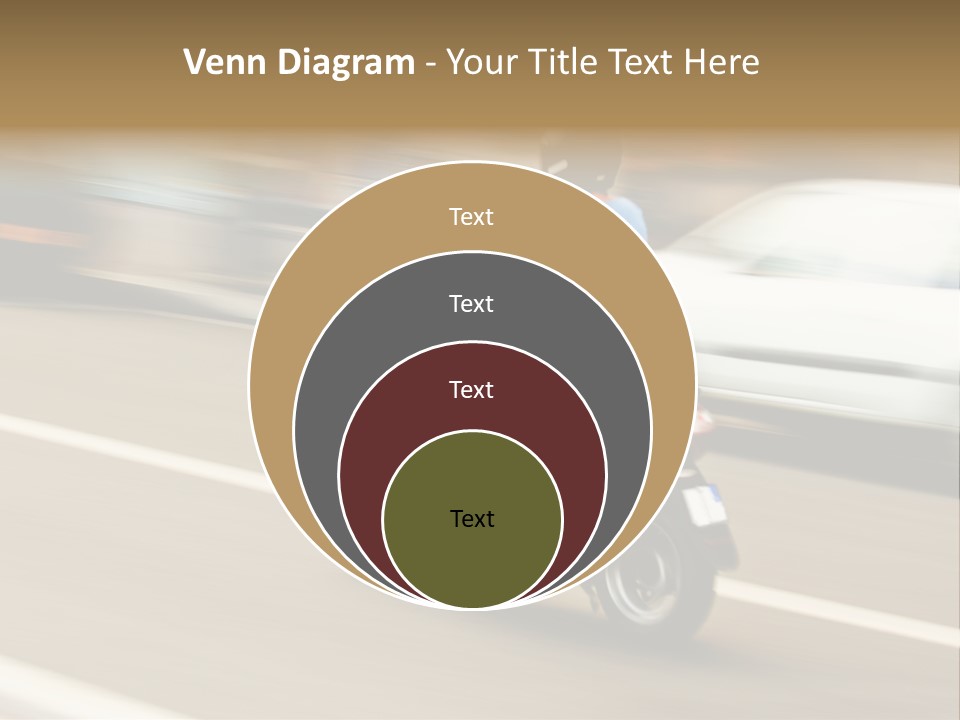Scooter Transport Modern PowerPoint Template