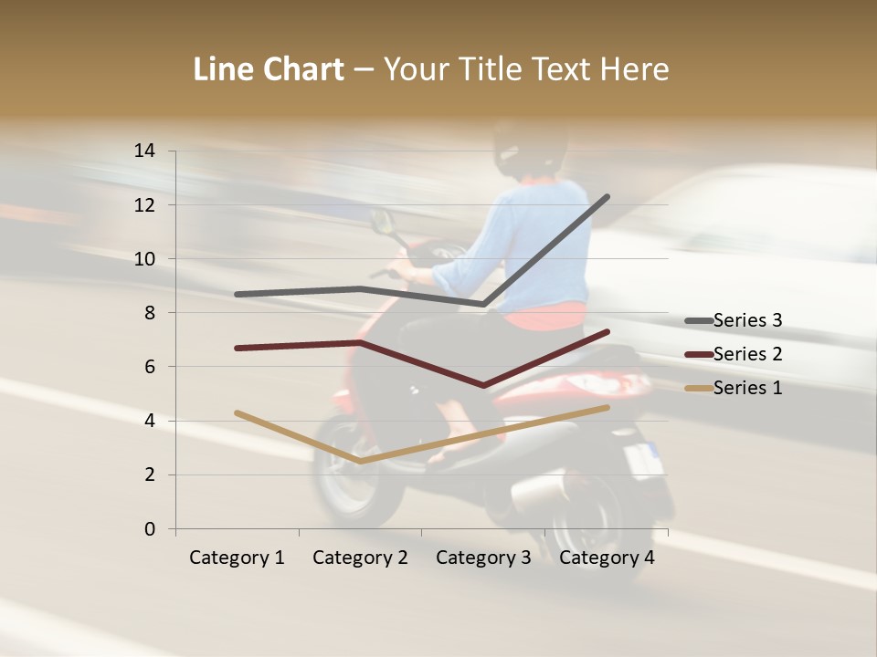 Scooter Transport Modern PowerPoint Template