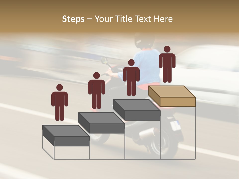 Scooter Transport Modern PowerPoint Template