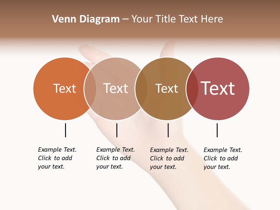 Smartphone Finger Front View PowerPoint Template