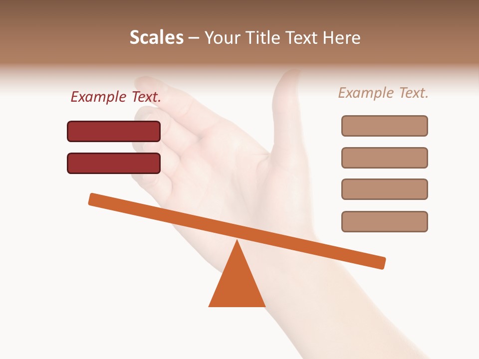 Smartphone Finger Front View PowerPoint Template