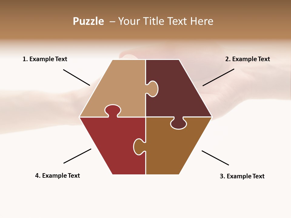 Teamwork Female Love PowerPoint Template