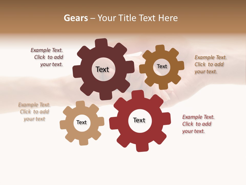 Teamwork Female Love PowerPoint Template