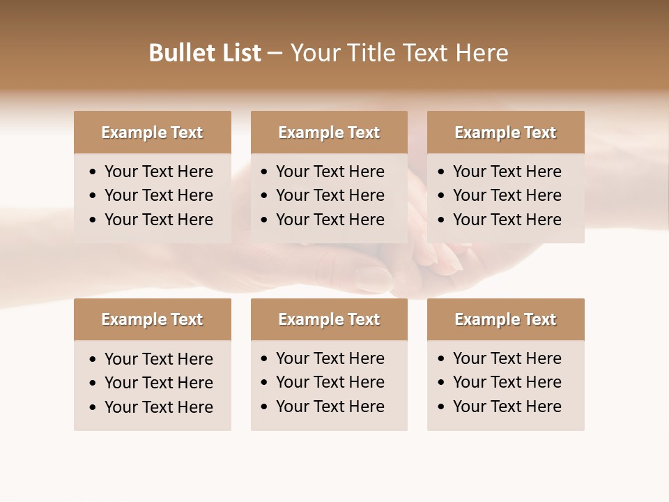 Teamwork Female Love PowerPoint Template