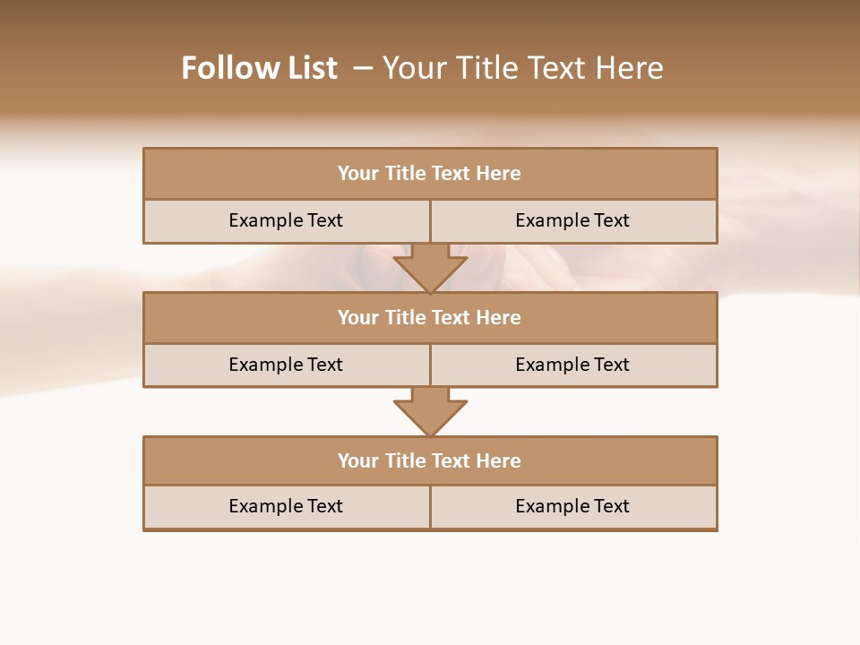 Teamwork Female Love PowerPoint Template