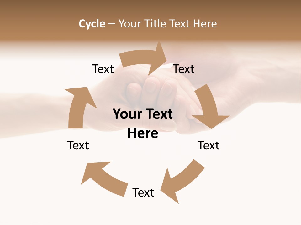 Teamwork Female Love PowerPoint Template