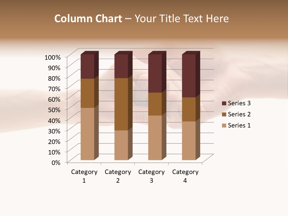 Teamwork Female Love PowerPoint Template