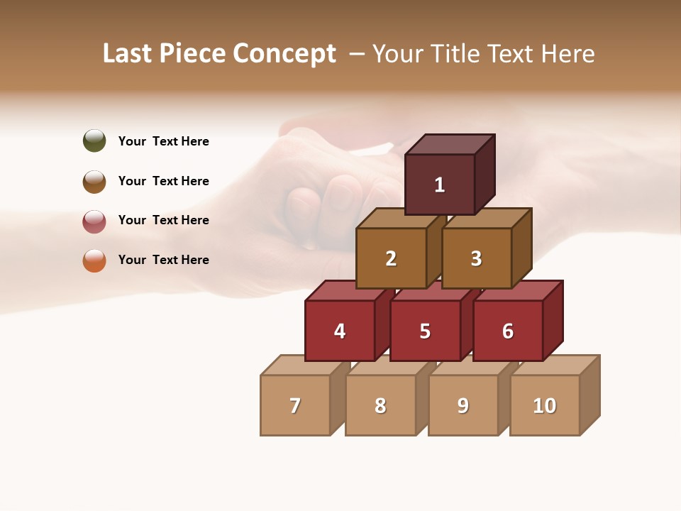 Teamwork Female Love PowerPoint Template