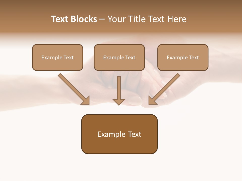 Teamwork Female Love PowerPoint Template