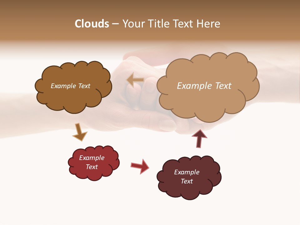 Teamwork Female Love PowerPoint Template
