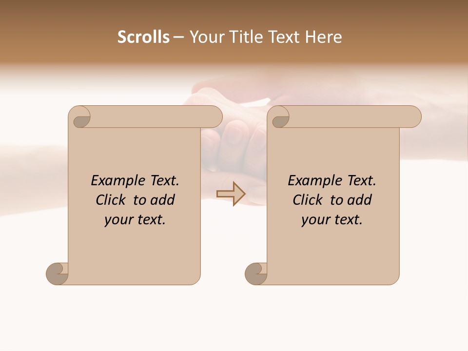 Teamwork Female Love PowerPoint Template