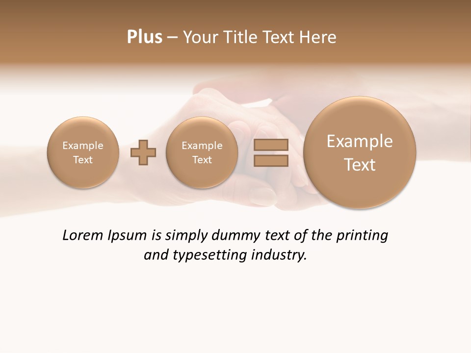 Teamwork Female Love PowerPoint Template