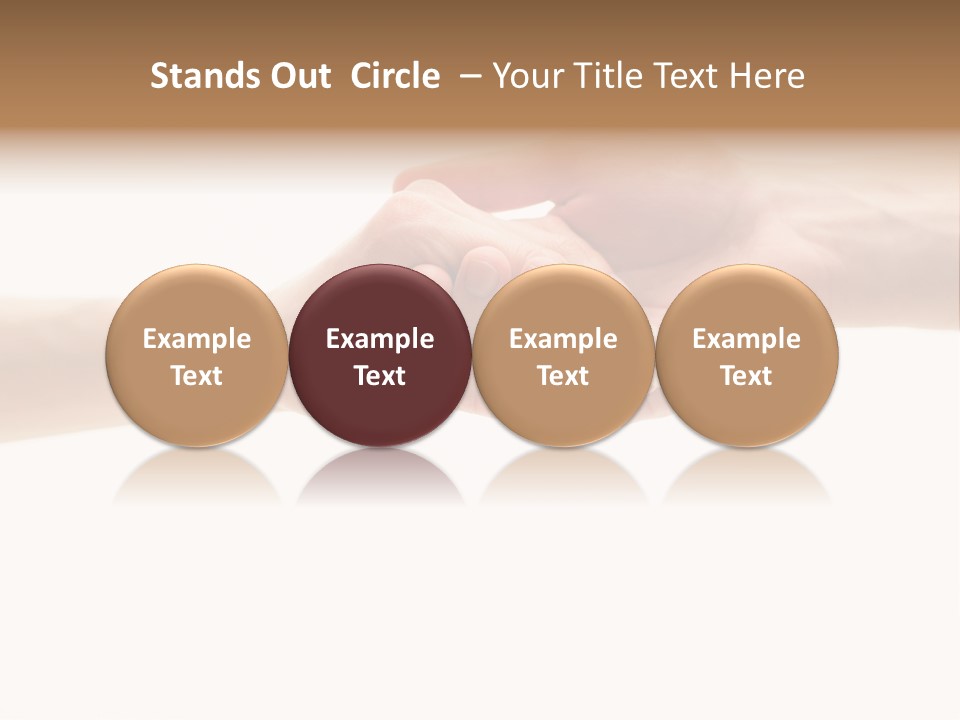 Teamwork Female Love PowerPoint Template