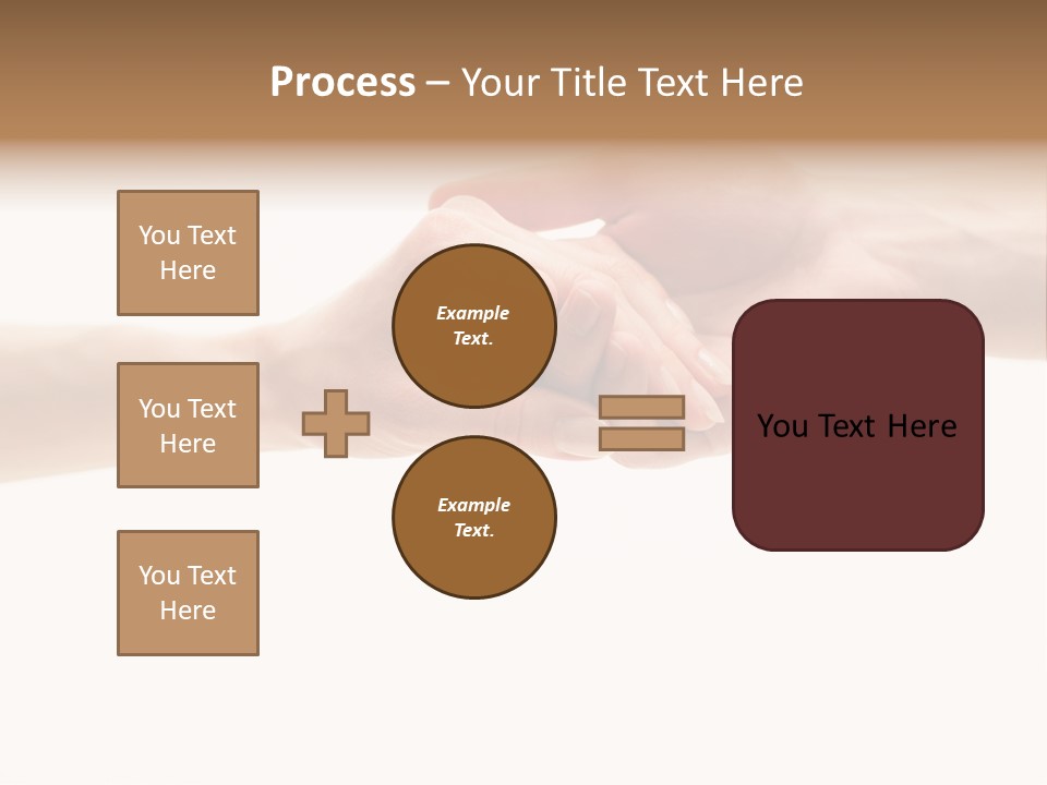Teamwork Female Love PowerPoint Template