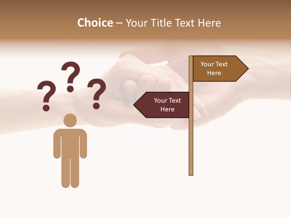 Teamwork Female Love PowerPoint Template